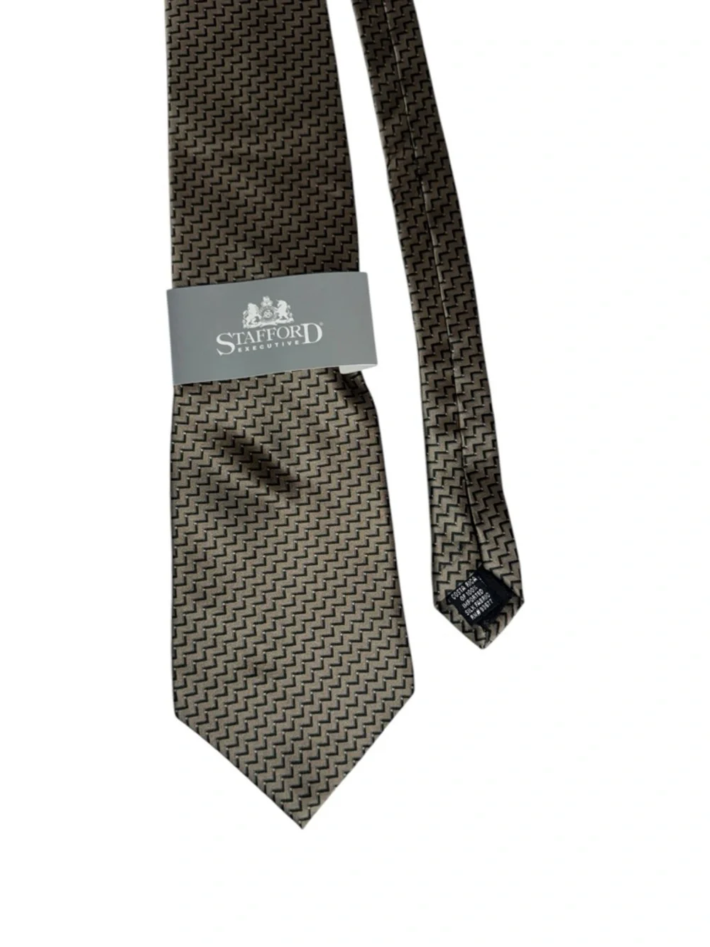 Stafford Mens Silk Tie Quiet Luxury Old Money Career Preppy New